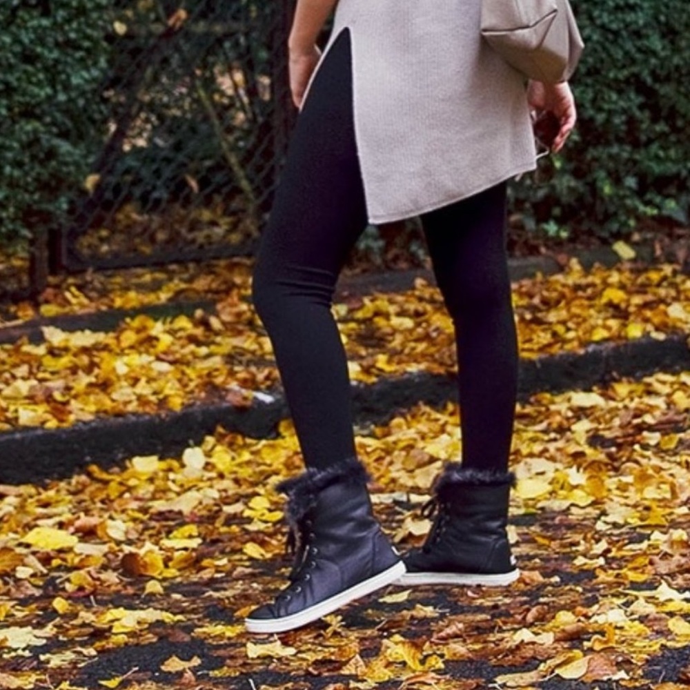 UGG Croft Fur Lined High Top Sneaker